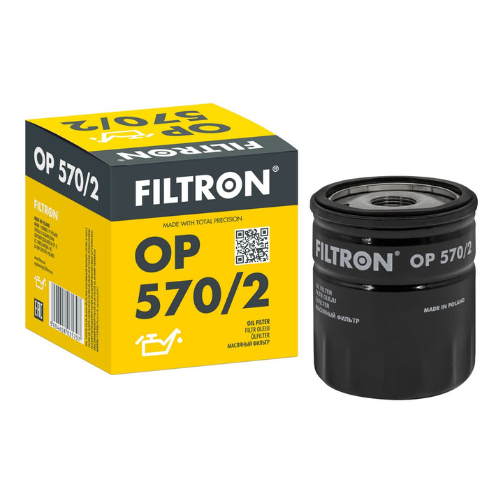 FILTRON OP 570/2 Yağ Filtresi | Eşdeğer: MANN W 7056 | CHEVROLET