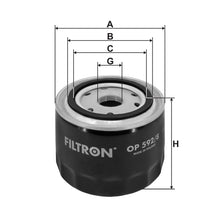 FILTRON OP 592/8 FİLTRE A.STOK (YAĞ-4eco Daily 5/Ecodaily; Fiat Ducato 2007)