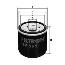 FILTRON OP 595 Yağ Fi̇ltresi̇ | Eşdeğer: MANN W 67/1 | KIA MOTORS