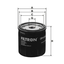 FILTRON OP 616/3 FİLTRE (YAĞ-Audi A3 (8V); Seat Leon 3, Mii; Skoda Citigo, Octavia 3, Volkswagen Golf 52, Jetta 4, Polo 5)