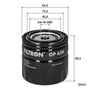 FILTRON OP 628 FİLTRE A.STOK (YAĞ-Allis-Chalmers; Case; Dodge; Faun; Ford; J.C.B.; Linde; New Holland; Orenstein/Koppel; Rover)