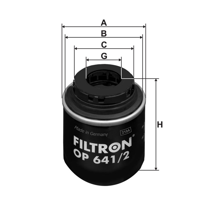 FILTRON OP 641/2 FİLTRE (YAĞ-Audi, Seat, Skoda, Volkswagen 1.2TSI, 1.4TSI)
