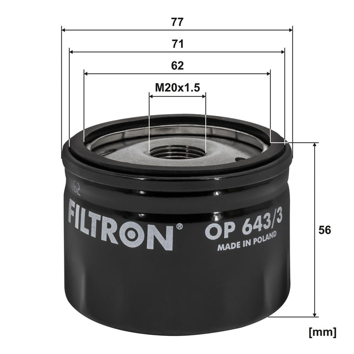 FILTRON OP 643/3 Yağ Fi̇ltresi̇
