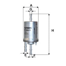 FILTRON PP 836/2 Yakit Fi̇ltresi̇ | Eşdeğer: MANN WK 69 | VW / AUDI