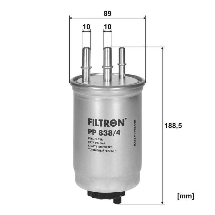 FILTRON PP 838/4 Hava Filtresi | Eşdeğer: MANN WK 8069 | SSANGYONG