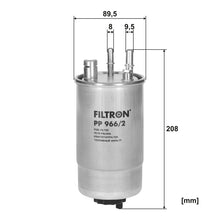 FILTRON PP 966/2 Yakıt Filtresi | Eşdeğer: MANN WK 853/20 | FIAT