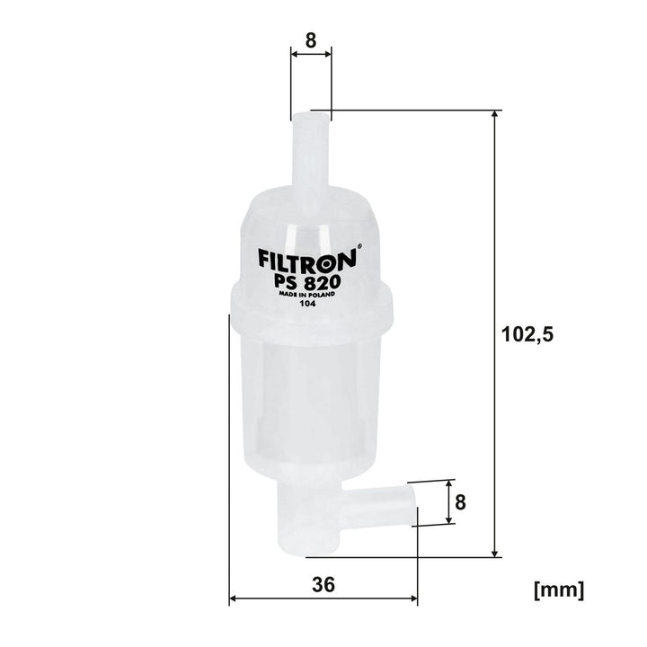 FILTRON PS 820 Yakit Fi̇ltresi̇ | Eşdeğer: MANN WK 31/5 (10)