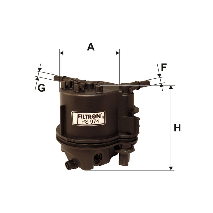 FILTRON PS 974 Yakıt Filtresi | Eşdeğer: MANN WK 939 | CITROEN