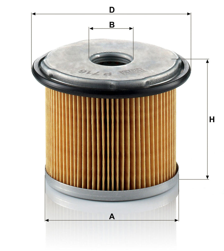 MANN-FILTER P 716 Yakıt Filtresi | Citroen Berlingo I, Peugeot 205