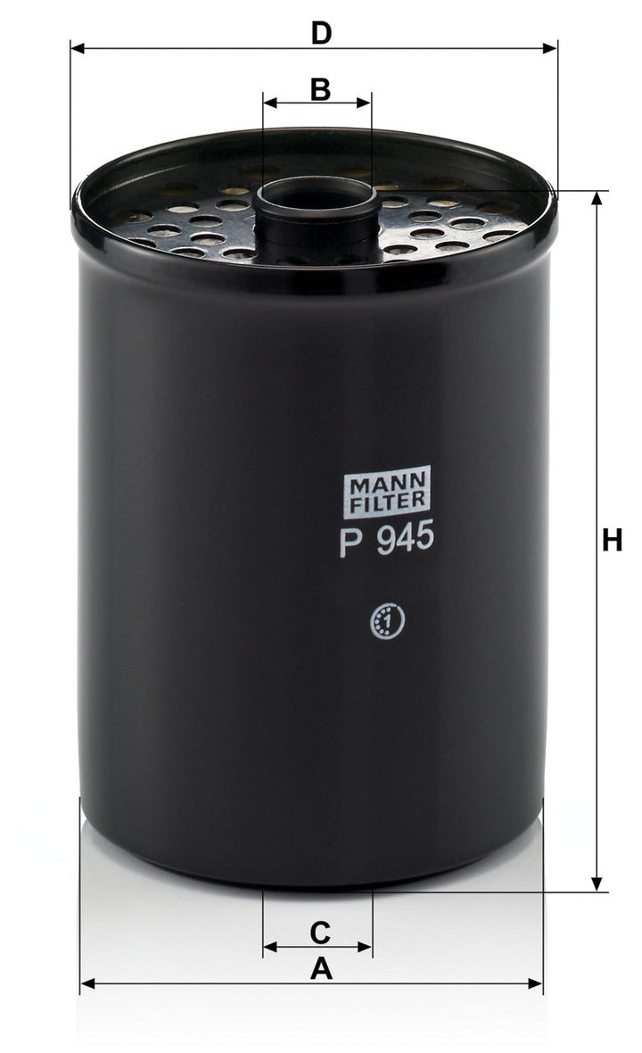 MANN-FILTER P 945 X Yakıt Filtresi | Lancia Delta I