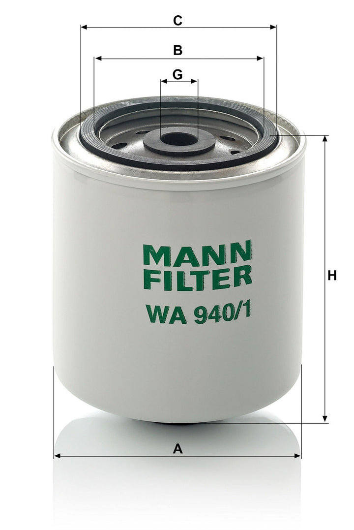 MANN-FILTER W A 940/1 Yağ Filtresi | Iveco EuroCargo I