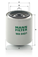 MANN-FILTER W A 940/1 Yağ Filtresi | Iveco EuroCargo I