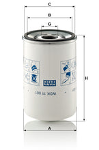 MANN-FILTER WDK 11 001 Yakıt Filtresi