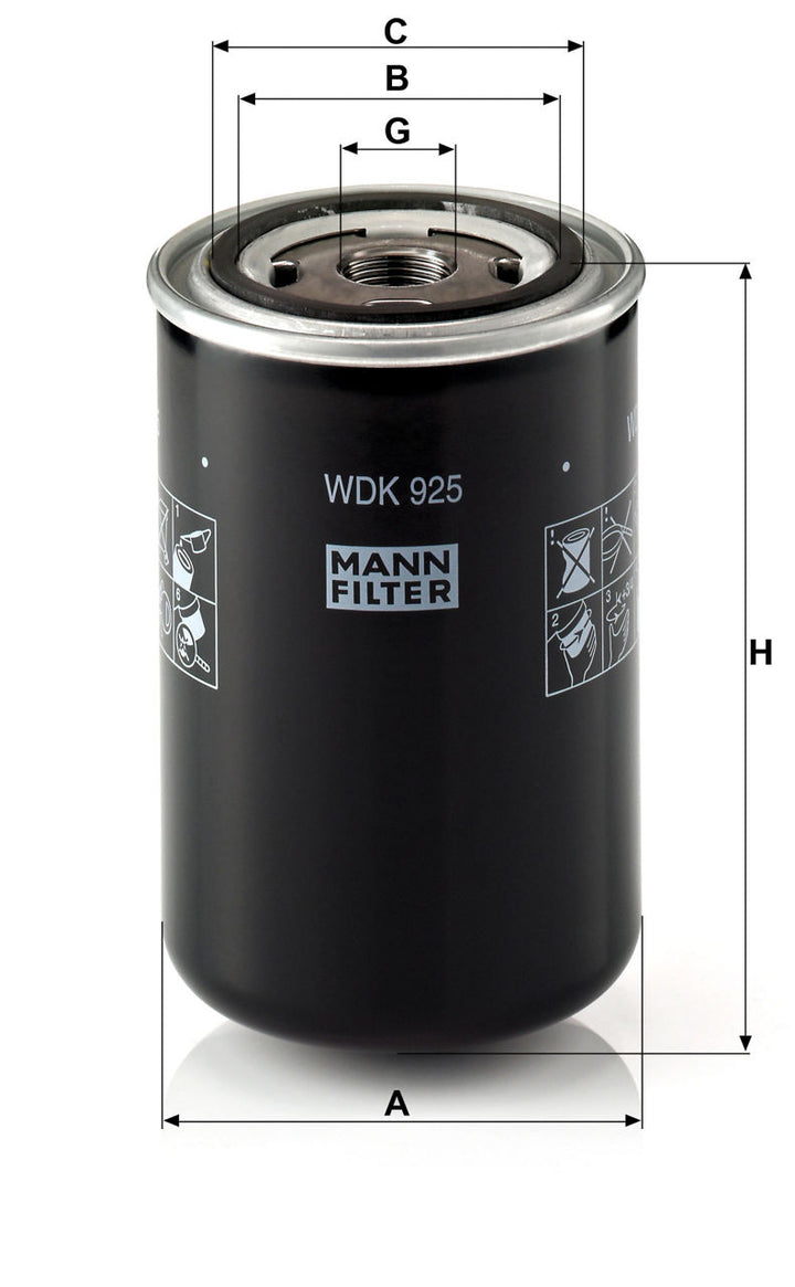 MANN-FILTER WDK 925 Yakıt Filtresi
