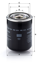 MANN-FILTER WD 1374 Hidrolik Şanzıman Filtresi
