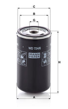 MANN-FILTER W D 724/6 Hidrolik | Mercedes U-Serie
