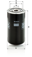 MANN-FILTER W D 950/2 Yağ Filtresi | Mega Tucano, Jaguar Lexion