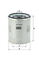 MANN-FILTER WK 1040/1 x Yakıt Filtresi