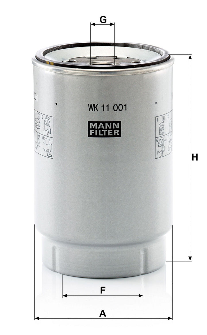 MANN-FILTER WK 11 001 X Yakıt Filtresi