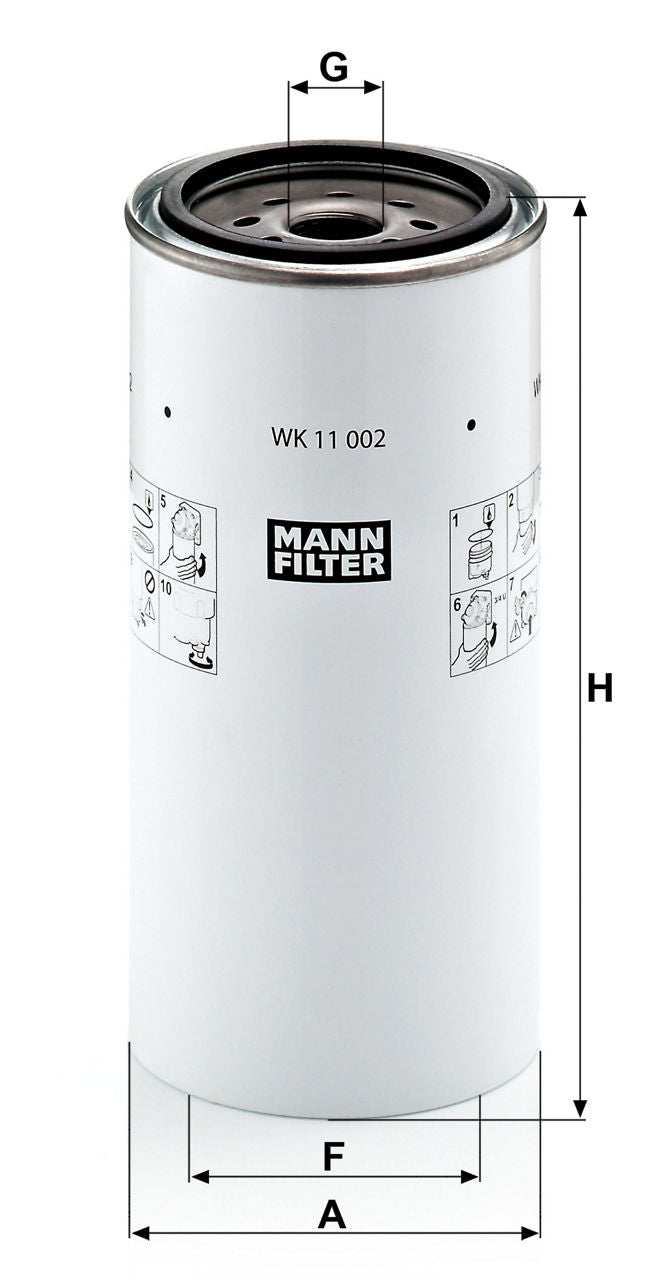 MANN-FILTER WK 11 002 X Yakıt Filtresi
