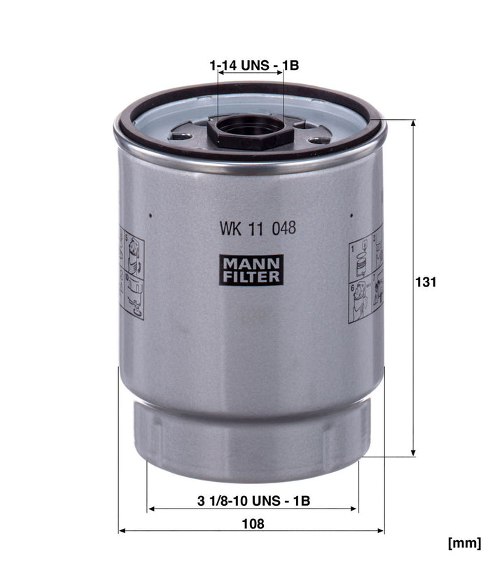 MANN-FILTER WK 11 048 z Yakıt Filtresi