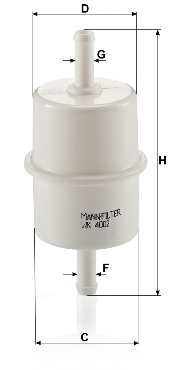 MANN-FILTER WK 4002 Yakıt Filtresi | Iveco
