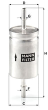 MANN-FILTER WK 512 Yakıt Filtresi | Opel Astra G / Astra