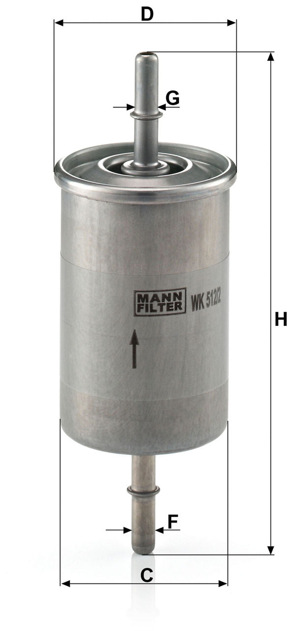 MANN-FILTER WK 512/2 Yakıt Filtresi | Alfa 156 / 156 Sport