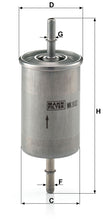 MANN-FILTER WK 512/2 Yakıt Filtresi | Alfa 156 / 156 Sport