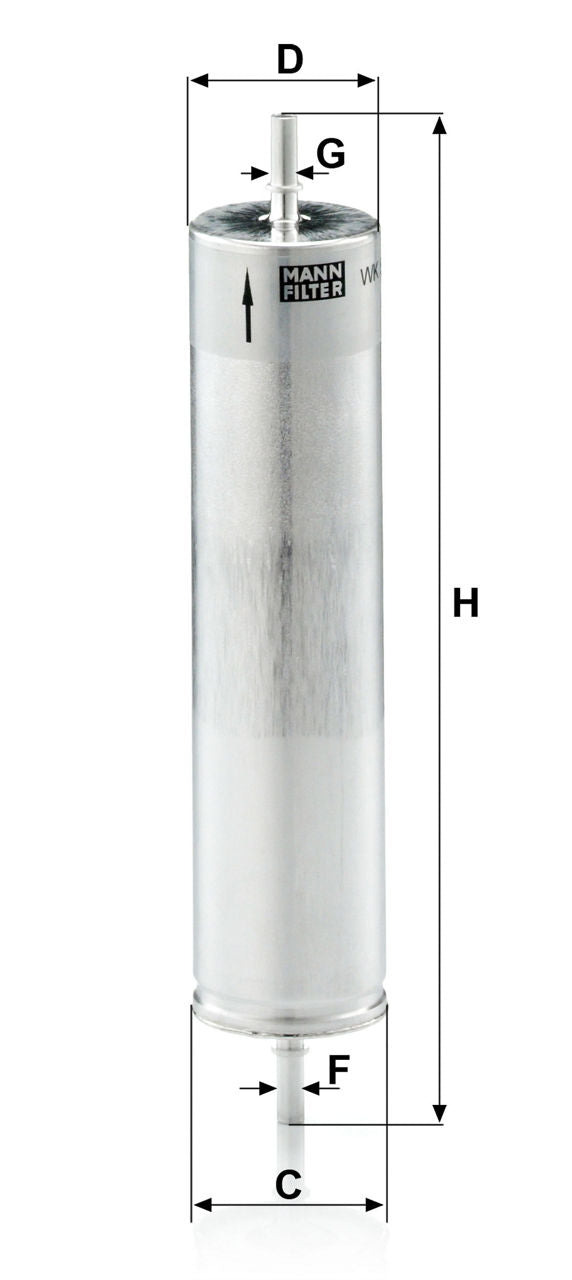 MANN-FILTER WK 522 Yakıt Filtresi