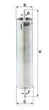 MANN-FILTER WK 522 Yakıt Filtresi