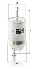 MANN-FILTER WK 59 X Yakıt Filtresi | VW Caddy III