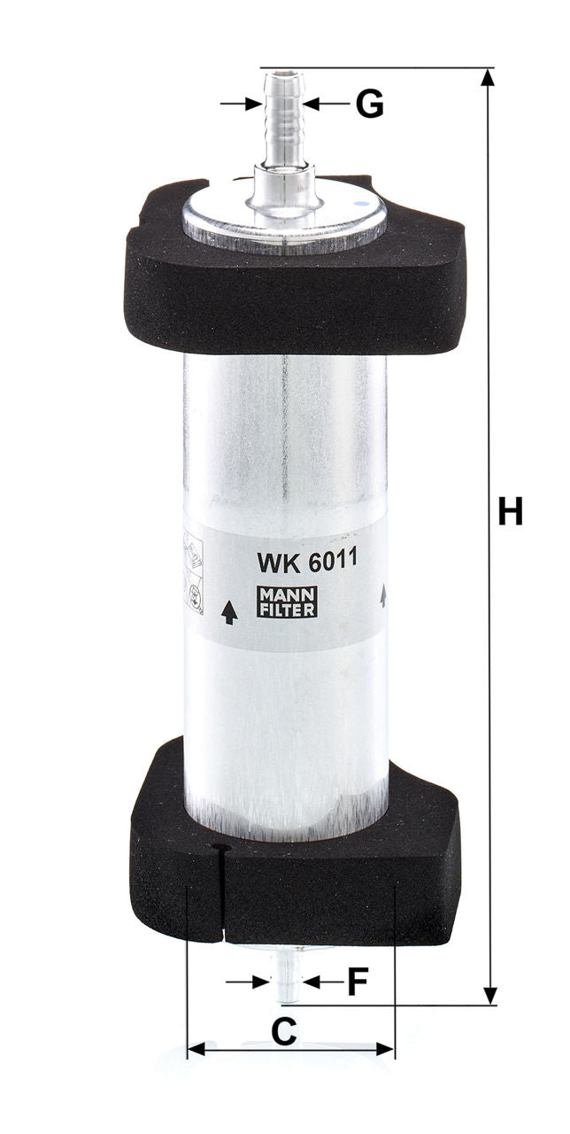 MANN-FILTER WK 6011 Yakıt Filtresi | Audi Q5