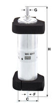 MANN-FILTER WK 6011 Yakıt Filtresi | Audi Q5