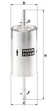 MANN-FILTER WK 614/46 Yakıt Filtresi | Ford C-Max II, Grand, Volvo C30