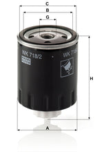 MANN-FILTER WK 718/2 Yakıt Filtresi | Renault Espace III / Gr