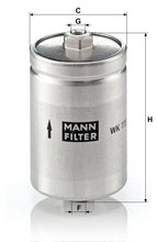 MANN-FILTER WK 725 Yakıt Filtresi | Audi A4, VW Passat B5