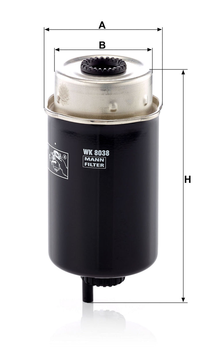 MANN-FILTER WK 8038 Yakıt Filtresi