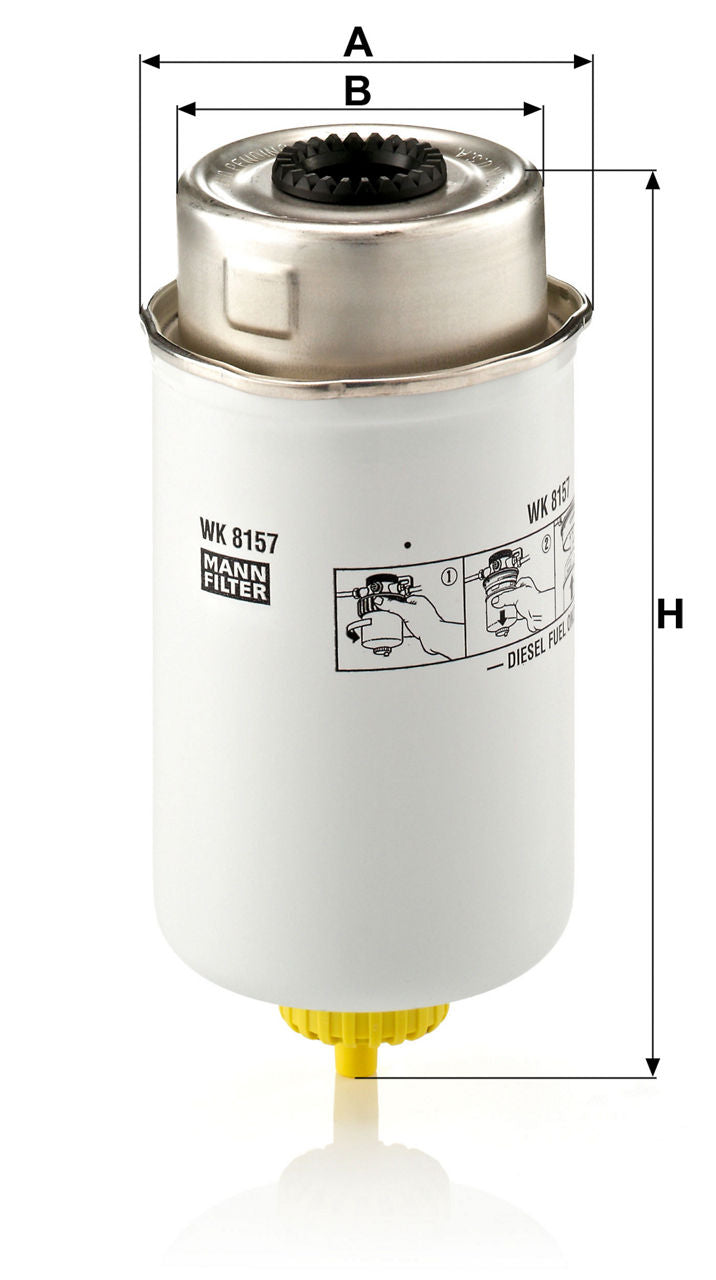 MANN-FILTER WK 8157 Yakıt Filtresi | Ford Transit 2000