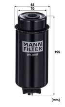 MANN-FILTER WK 8161 Yakıt Filtresi