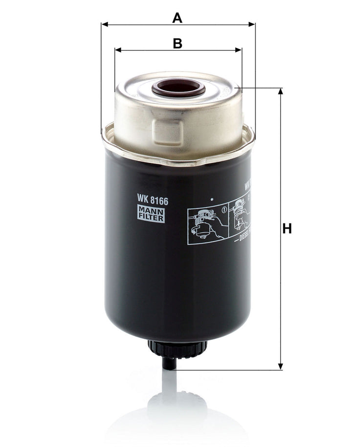 MANN-FILTER WK 8166 Yakıt Filtresi