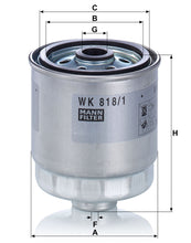 MANN-FILTER WK 818/1 Yakıt Filtresi | Hyundai Accent II