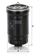 MANN-FILTER WK 8205 Yakıt Filtresi | Hyundai, Kia