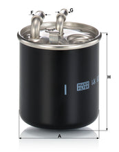 MANN-FILTER WK 820/2 X Yakıt Filtresi | Mercedes A-Klasse