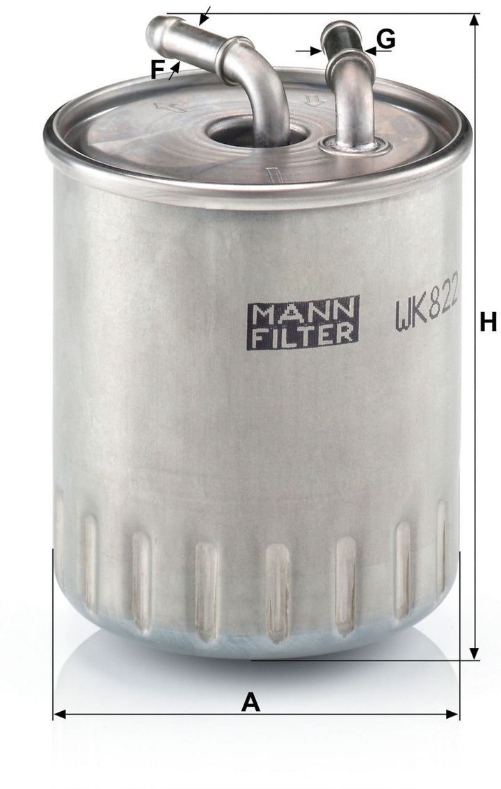 MANN-FILTER WK 822/3 Yakıt Filtresi | Mercedes E-Klasse