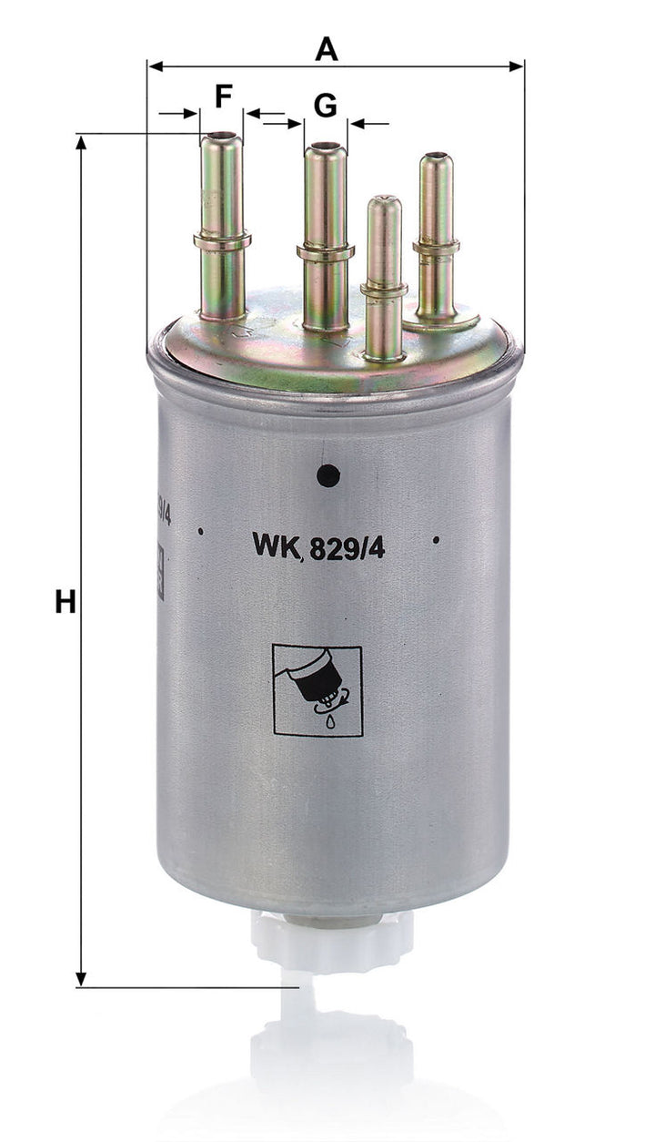 MANN-FILTER WK 829/4 Yakıt Filtresi