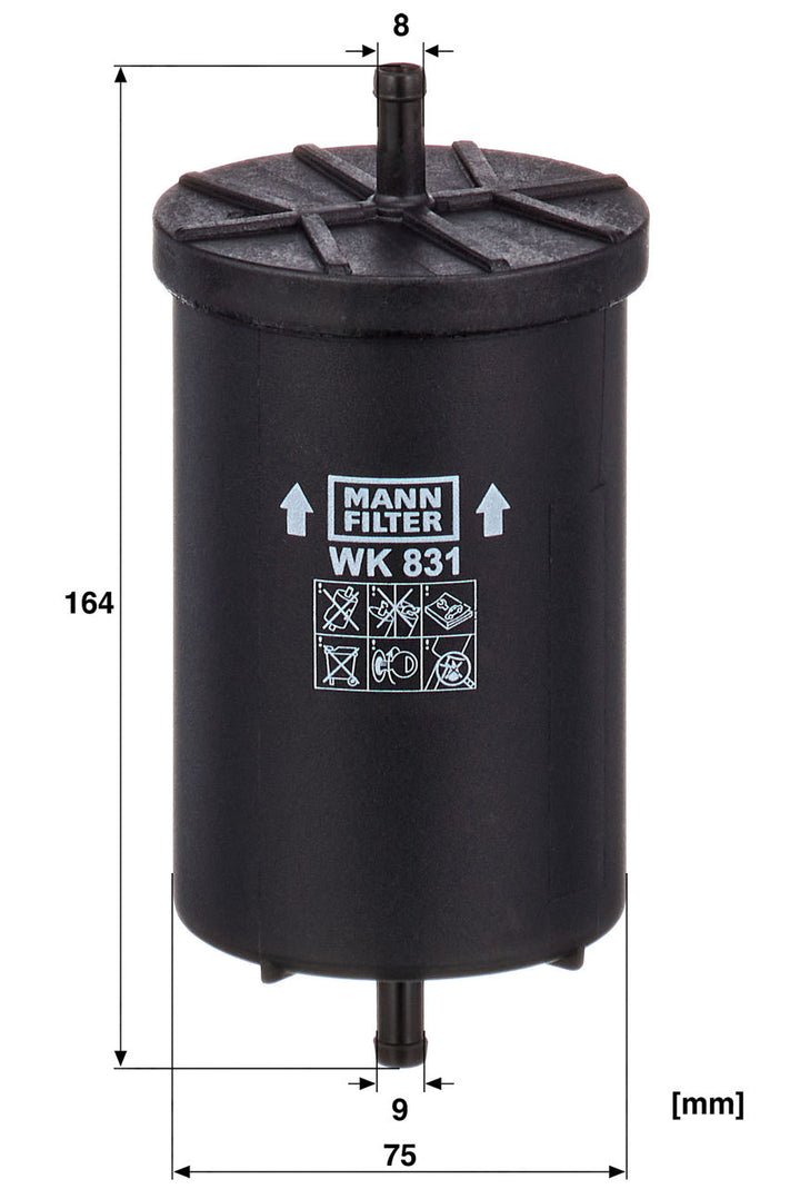 MANN-FILTER WK 831 Yakıt Filtresi | Mercedes, VW