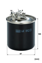 MANN-FILTER WK 842/23 X Yakıt Filtresi | Mercedes A-Klasse
