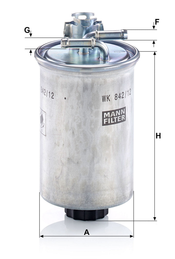 MANN-FILTER WK 842/12 X Yakıt Filtresi | VW Lupo, Seat Arosa