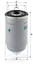 MANN-FILTER WK 842/11 Yakıt Filtresi | Audi, VW, Skoda